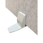 Serrion Surface Mounted Screen Holder for PET Desk Mounted Screen White KF70131