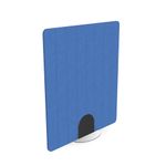5 Star PET Freestanding V-Groove Screen 1200x1400mm Blue KF70137