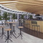 Trine Wooden Stool KF70149