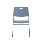 Titan Arc High Density Stacker Chair 520x545x805mm Steel Blue KF70154