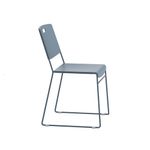 Titan Arc High Density Stacker Chair 520x545x805mm Steel Blue KF70154