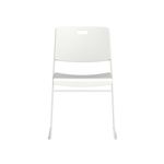 Titan Arc High Density Stacker Chair 520x545x805mm White KF70155