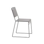 Titan Arc High Density Stacker Chair 520x545x805mm Grey KF70156