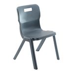 Titan One Piece Retold Chair Size 5 470x500x770mm Black KF70160