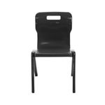 Titan One Piece Retold Chair Size 5 470x500x770mm Black KF70160