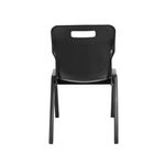 Titan One Piece Retold Chair Size 5 470x500x770mm Black KF70160