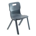 Titan One Piece Retold Chair Size 6 470x530x805mm Black KF70161