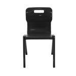 Titan One Piece Retold Chair Size 6 470x530x805mm Black KF70161