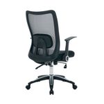 Jemini Zumo Mesh Back Chair with Folding Arms Black/Grey KF70319