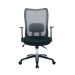Jemini Zumo Mesh Back Chair with Folding Arms Black/Grey KF70319