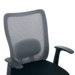 Jemini Zumo Mesh Back Chair with Folding Arms Black/Grey KF70319
