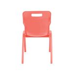 Titan One Piece Retold Chair Size 5 470x500x770mm Coral KF70507