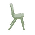 Titan One Piece Retold Chair Size 6 470x530x805mm Sage Green KF70510