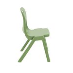Titan One Piece Classroom Chair Size 5 470x500x770mm Forest KF70512
