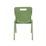 Titan One Piece Classroom Chair Size 5 470x500x770mm Forest KF70512