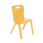Titan One Piece Classroom Chair Size 5 470x500x770mm Marigold KF70513