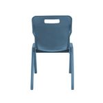 Titan One Piece Classroom Chair Size 5 470x500x770mm Steel Blue KF70515