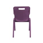 Titan One Piece Classroom Chair Size 5 470x500x770mm Grape KF70516