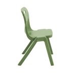 Titan One Piece Classroom Chair Size 6 470x530x805mm Forest KF70517