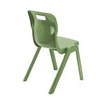 Titan One Piece Classroom Chair Size 6 470x530x805mm Forest KF70517