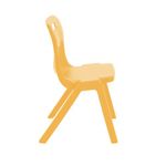 Titan One Piece Classroom Chair Size 6 470x530x805mm Marigold KF70518
