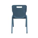Titan One Piece Classroom Chair Size 6 470x530x805mm Steel Blue KF70520