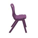 Titan One Piece Classroom Chair Size 6 470x530x805mm Grape KF70521