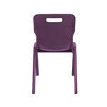 Titan One Piece Classroom Chair Size 6 470x530x805mm Grape KF70521