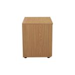 Jemini 2 Drawer Desk Side Filing Cabinet 800x600x730mm Nova Oak KF71529