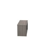 Jemini Reception Modular Straight Riser Unit 800x315x400mm Grey Oak KF71543