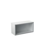 Jemini Reception Modular Straight Riser Unit 800x315x400mm White KF71551