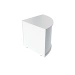 Jemini Reception Modular Corner Desk Unit 800x800x740mm White KF71552
