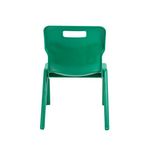 Titan One Piece Classroom Chair 435x384x600mm Green (Pack of 30) KF838735