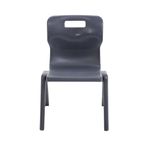 Titan One Piece Classroom Chair 435x384x600mm Charcoal (Pack of 30) KF838736