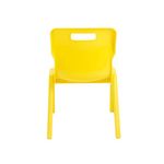 Titan One Piece Classroom Chair 435x384x600mm Yellow (Pack of 30) KF838737