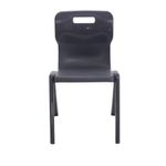 Titan One Piece Classroom Chair 482x510x829mm Charcoal (Pack of 30) KF838746