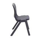 Titan One Piece Classroom Chair 482x510x829mm Charcoal (Pack of 30) KF838746