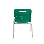 Titan 4 Leg Classroom Chair 438x398x670mm Green KF72181