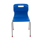 Titan 4 Leg Classroom Chair 438x416x700mm Blue KF72185