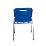 Titan 4 Leg Classroom Chair 438x416x700mm Blue KF72185