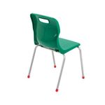 Titan 4 Leg Classroom Chair 438x416x700mm Green KF72186