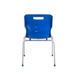 Titan 4 Leg Classroom Chair 497x477x790mm Blue KF72190