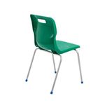 Titan 4 Leg Classroom Chair 497x495x820mm Green KF72196