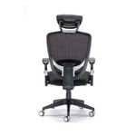 Arista Lexi High Back Chair + Headrest 710x310x600mm Black H-9056-L1