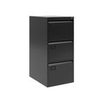 Jemini 3 Drawer Filing Cabinet 470x622x1016mm Black KF72586