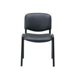 Jemini Ultra Multipurpose Stacking Chair Polyurethane Black KF72903