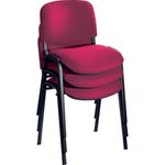 Jemini Ultra Multipurpose Stacking Chair Claret KF72979