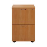 First 2 Drawer Filing Cabinet 464x600x710mm Beech KF74515