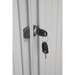 Bisley Tambour Unit 1000x470x1985mm Grey Shelves Not Included BY74774