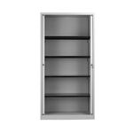 Bisley Tambour Unit 1000x470x1985mm Grey Shelves Not Included BY74774